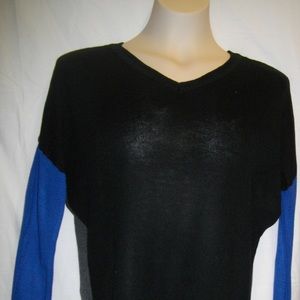 Aqua Brand Multicolored Long Sleeve M Sweater